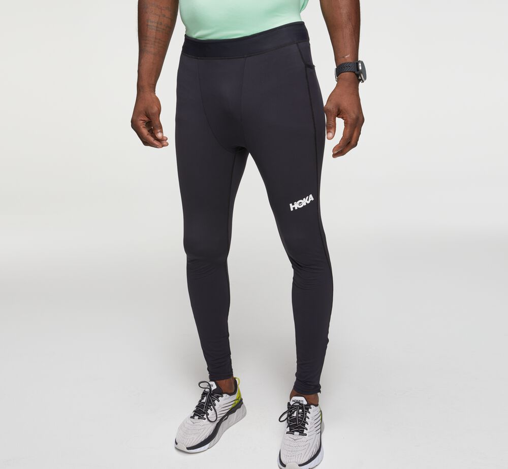 Hoka One One Performance Full Length Tight Herr Svarta - SE-4756912